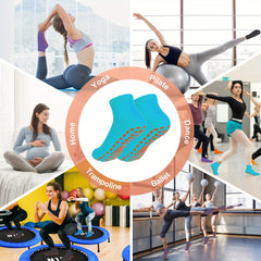 Non Slip Sweat Absorption Yoga Socks Silicone Padded Low Cut Sport Socks