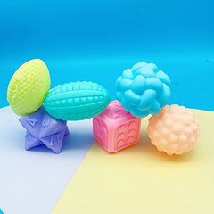 Soft Rubber Hand Grabbing Ball for Tactile Perception