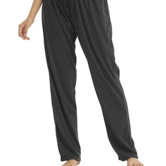 Women's Solid Pajama Pants Soft & Comfy Lounge Pants