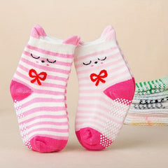 2 Pairs Children's Cartoon Animal Ear Ankle Socks