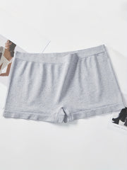 3 Pack Plus Size Seamless Boy Shorts Set