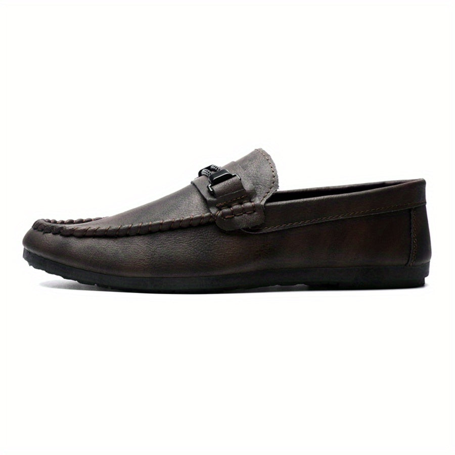 Men's Moc Toe Loafer Shoes Slip On Casual Non slip