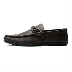 Men's Moc Toe Loafer Shoes Slip On Casual Non slip