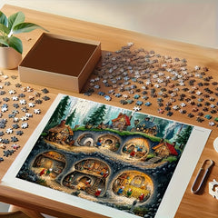1000pc Enchanted Hobbit Village Fantasy Art Puzzle