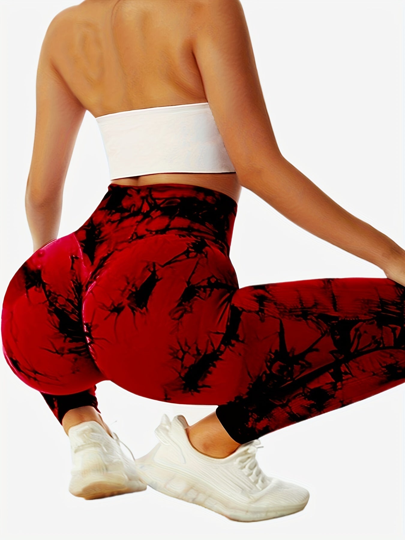 Tie Dye High Waist Yoga Leggings Slim Fit Activewear