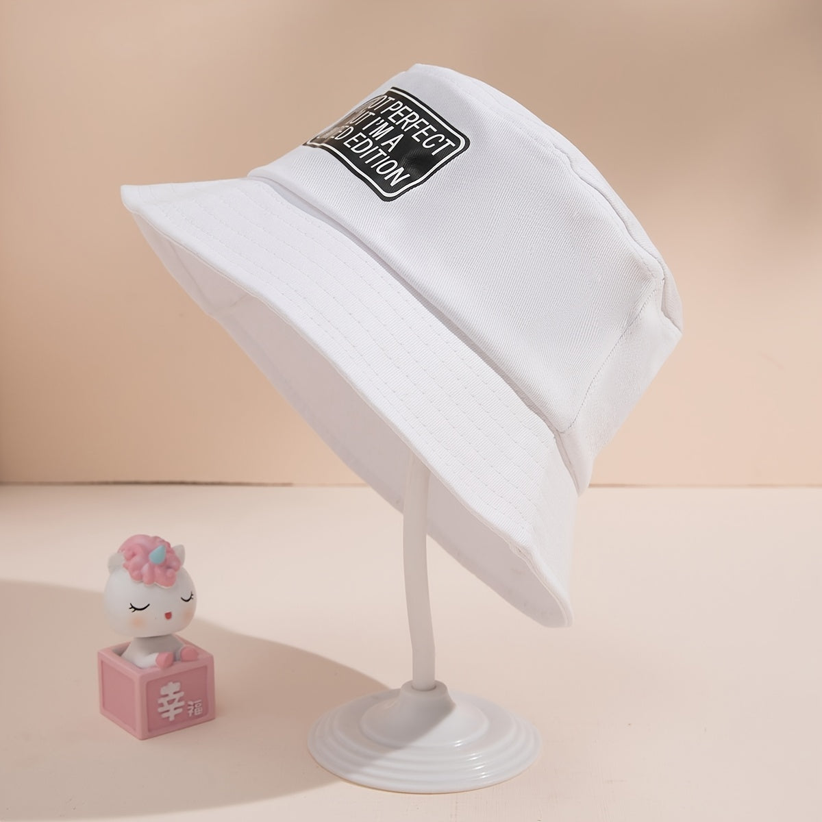 Letter Bucket Hat Unisex Fisherman Hat For Women Men Christmas Gift