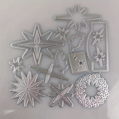 Christmas Metal Cutting Dies And Stamps Set for DIY Scrapbooking