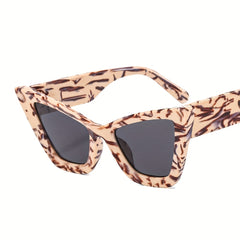 Cat Eye Sunglasses Gradient Lens Glasses Wide Temple