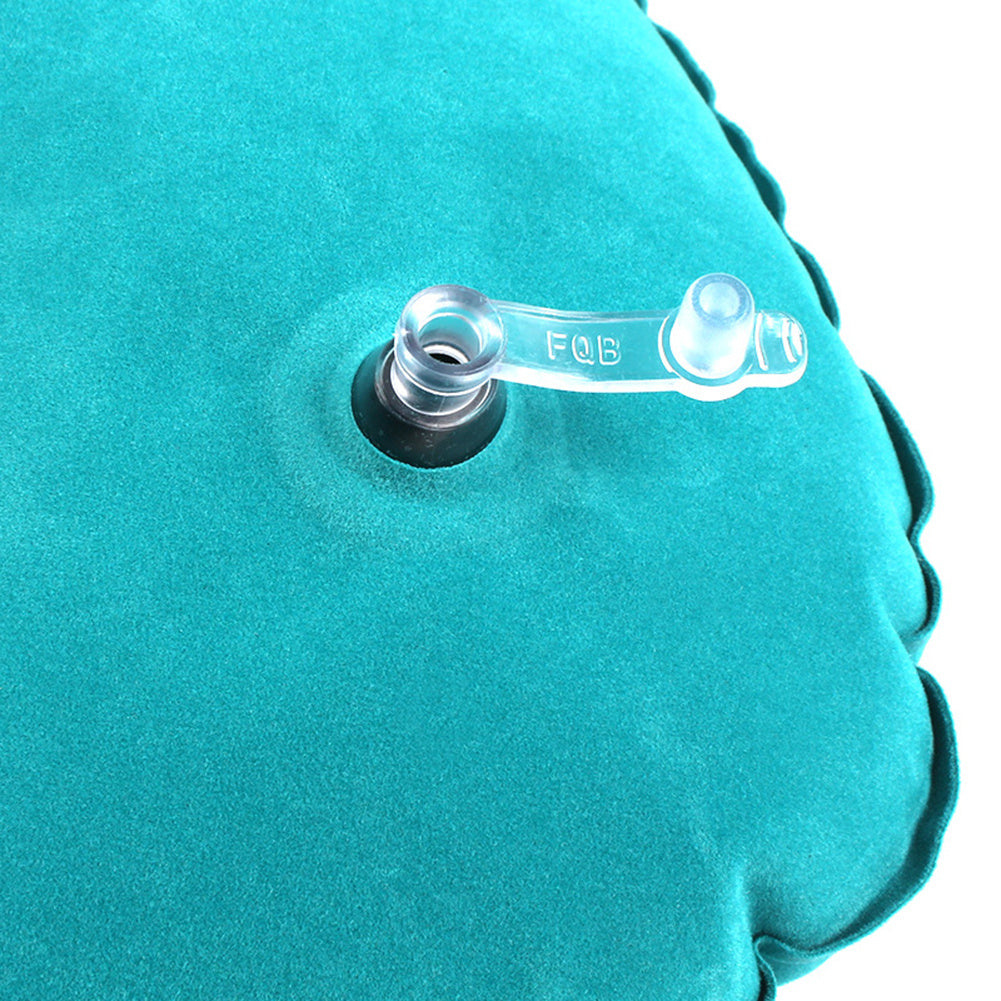 Portable Inflatable Neck Pillow for Travel - Push Type