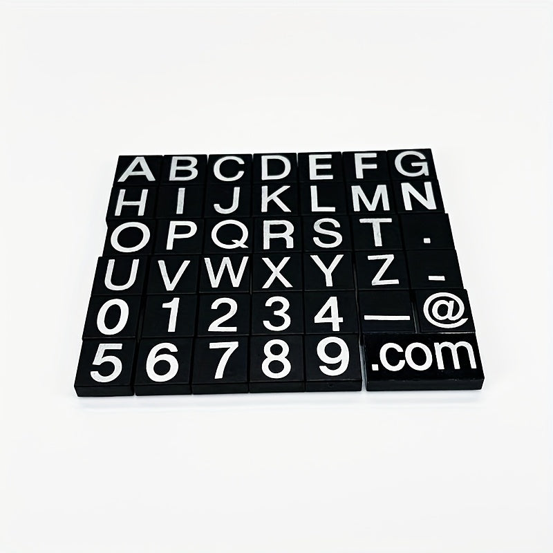 41pcs MOC Small Building Blocks Numbers and Letters DIY Set