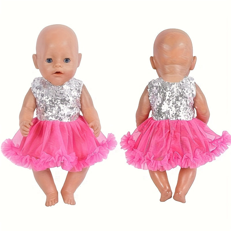 2pcs Doll Dress Set for 34cm Dolls Lightweight Summer Party Dress