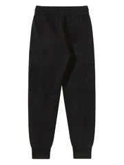 Geometric Pattern Drawstring Cargo Pants Men s Joggers