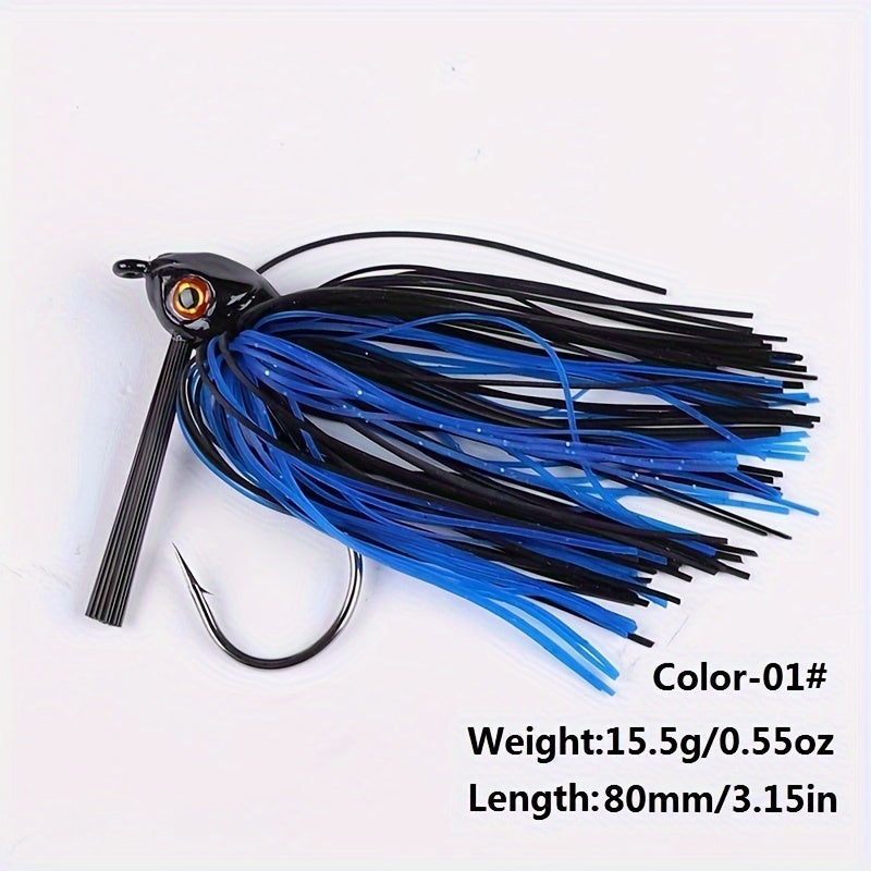 Weedless Jig Rubber Jig 13g 15.5g Jigging Lure Sea Bass