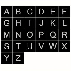 41pcs MOC Small Building Blocks Numbers and Letters DIY Set