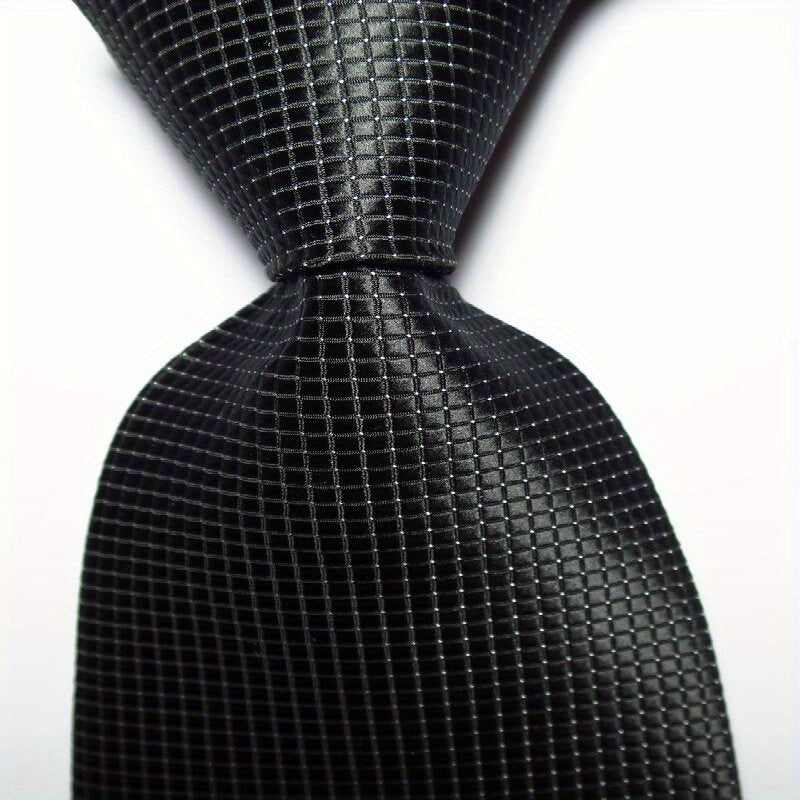 Men's Plaid Pattern Tie Multiple Colors