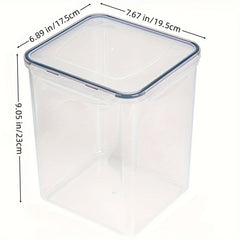 4Pack Large Food Storage Containers 5L BPA Plastic Airtight Canisters