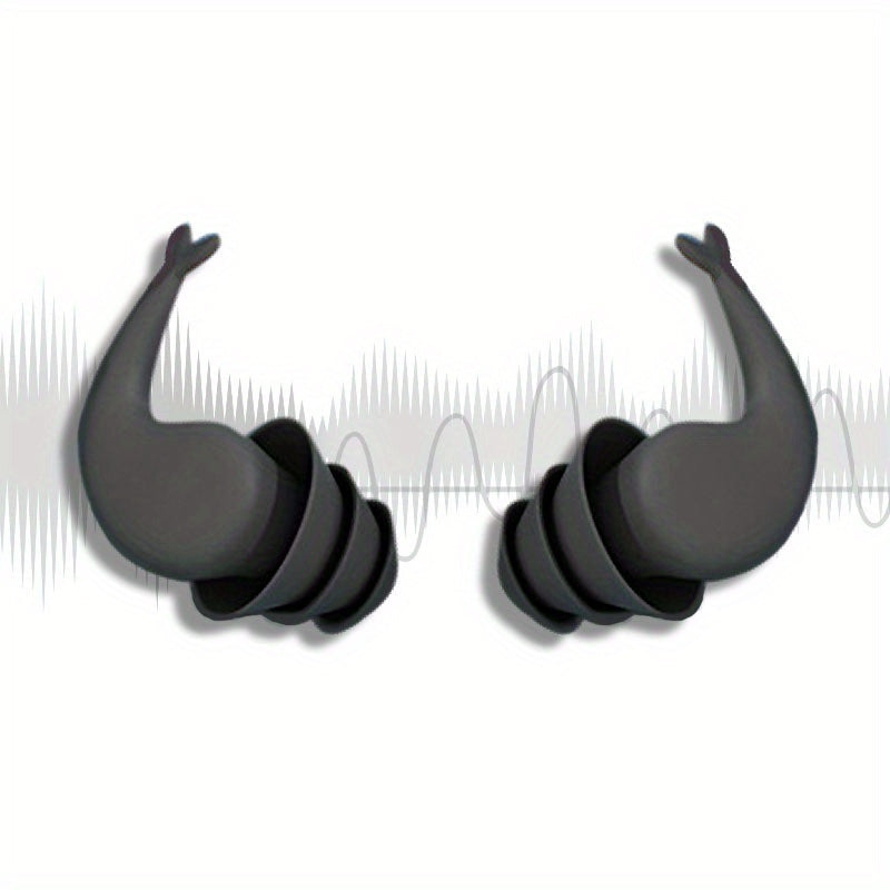 Waterproof Silicone Non Slip Earplugs for Swimming