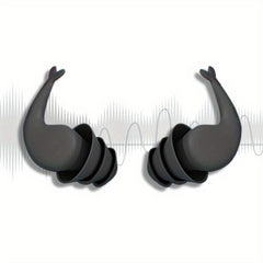 Waterproof Silicone Non Slip Earplugs for Swimming