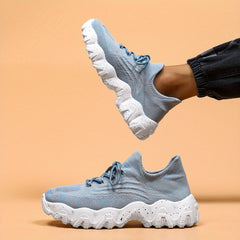 Men's Lace up Sneakers Athletic Shoes Breathable Running Basketball Gym