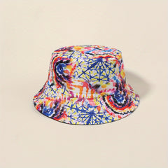 Tie Dye Fisherman Cap Sunscreen Basin Hat