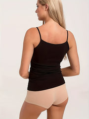 Solid Spaghetti Strap Sleeveless Cami Top