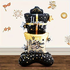 Large 4D Year Decoration Balloons for Indoor & Outdoor Party