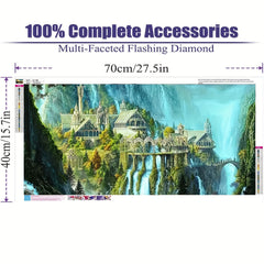 5D Diamond Art Painting Castle Full Rhinestones Kit