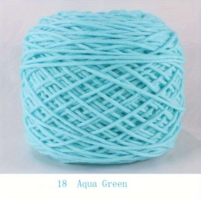 1pc Cotton Yarn Ball 8 Ply Thick Yarn Hand Woven Diy Scarf Sweater Doll Material