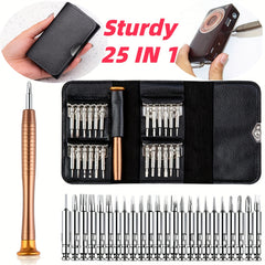 Professional 25-in-1 Precision Screwdriver Set for Electronics Repair