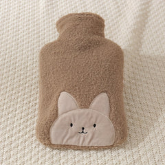 Cartoon Hot Water Bag Plush Cover Hand Warmer Winter Gift