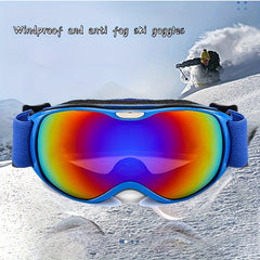 Colorful Coating Anti fog Ski Goggles Outdoor Sports Glasses