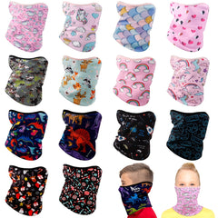 Cartoon Kids Face Cover Balaclava Scarf