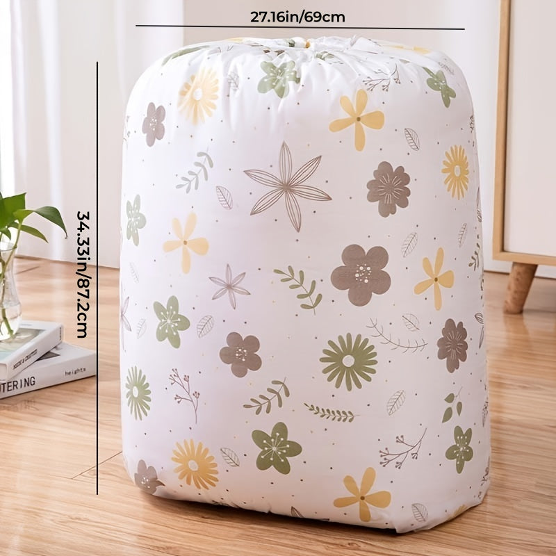 Large Capacity Quilt Storage Bag Foldable Moisture-proof Bundle Pocket
