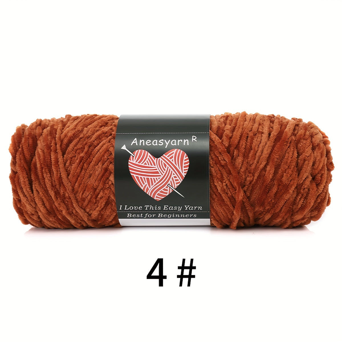 Chenille Yarn Polyester Velvet Hand Knitting Thread 95g