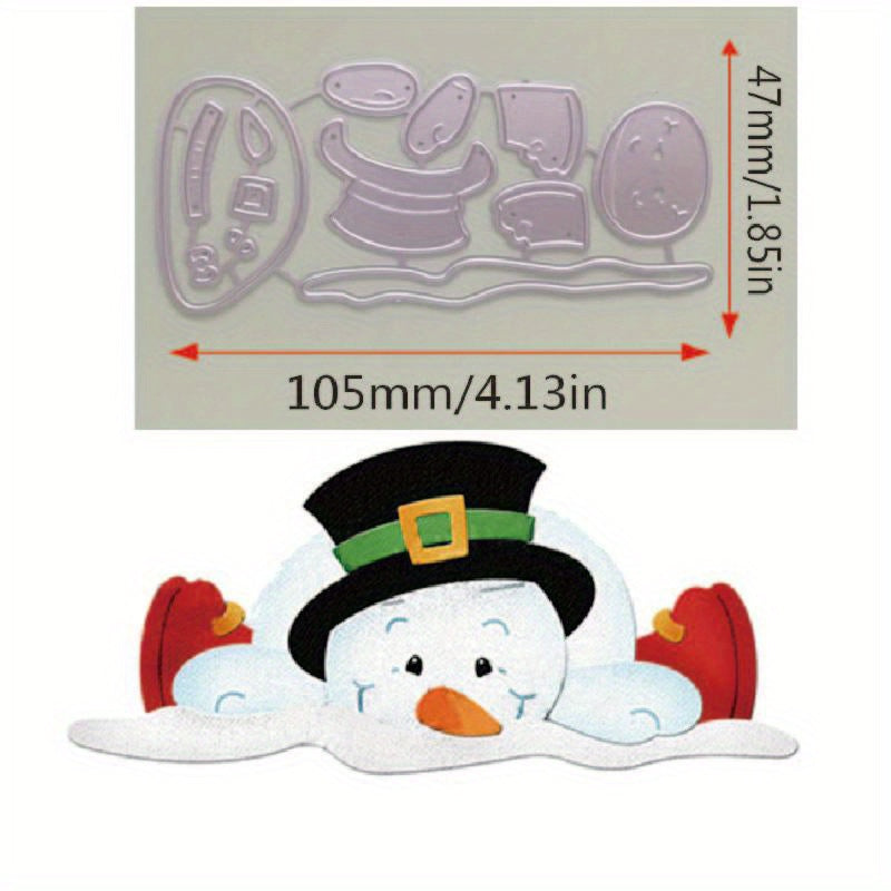 Christmas Snowman Metal Cutting Die Stencil for DIY Scrapbooking