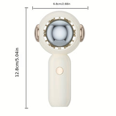 Turbine Handheld Small Fan Mini Fan USB Charging 3 Speed Desktop Small Fan