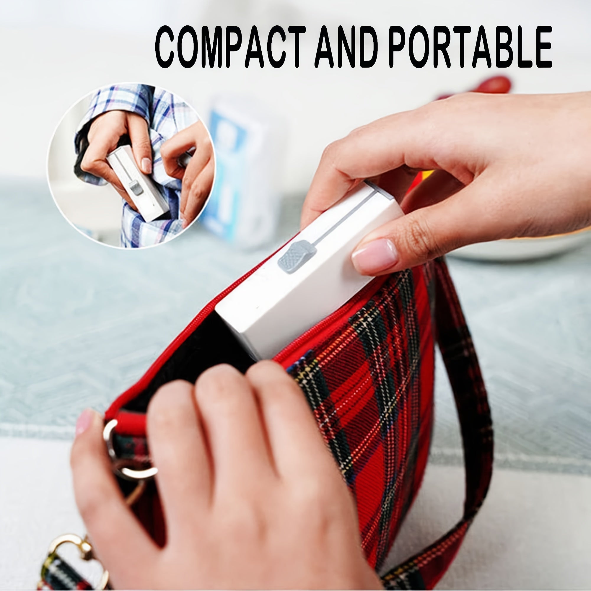 Automatic Toothpick Holder with Floss Storage for Travel Hotel Home