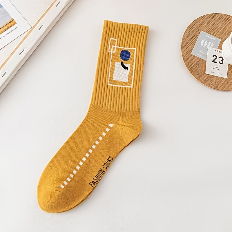 Men's Cotton Basketball Socks, 1 Pair