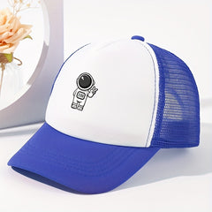 Astronaut Print Baseball Cap Sunshade Trucker Hat