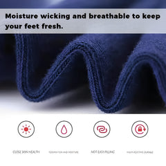 Men's Solid Liner Anklets Socks: Comfy Breathable Soft Sweat Absorbent