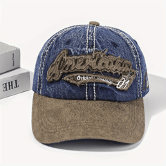 Unisex Sunshade Adjustable Casual Baseball Cap With Letter Embroidery