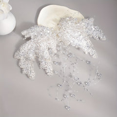 Zircon Back Head Insert Comb Bridal Head Jewelry