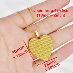 Heart Pendant Necklace Holiday Party Gift For Girls