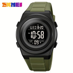 Sports Electronic Watch Waterproof Round Wrist Watch Men's Accessories
