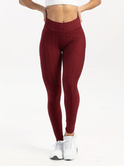 Honeycomb Jacquard Yoga Sports Pants Butt Lifting Slimming Leggings