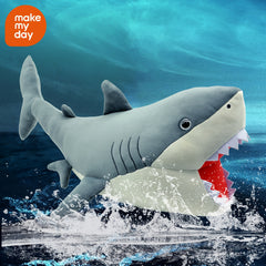 Giant Tooth Shark Plush Toy Stuffed Marine Animal