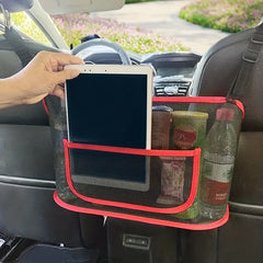 Mesh Car Seat Hanging Bag Organizer with Pocket
