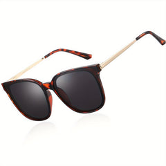 WZERRY Vintage Round Frame Polarized Sunglasses UV400