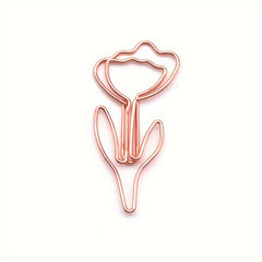 20pcs Flower Shaped Paper Clips for School Office Co worker