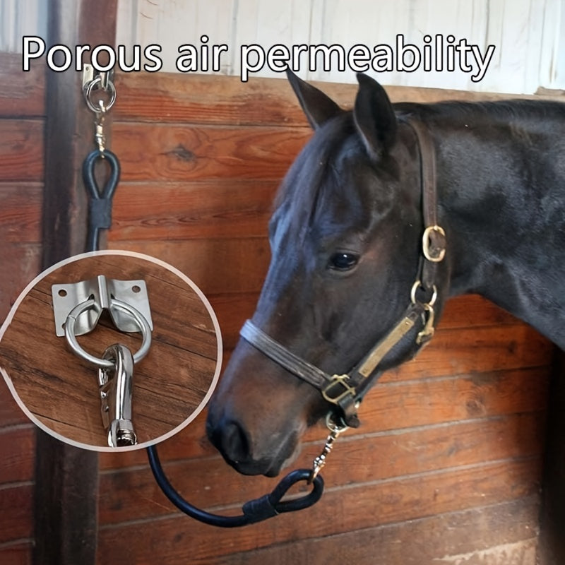 Heavy Duty Wall Mount Hitching Ring Hooks for Horse Stall Stable